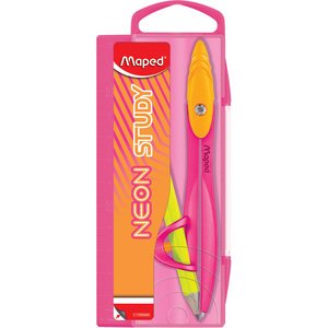 Coffret de compas STUDY NEON, assorti