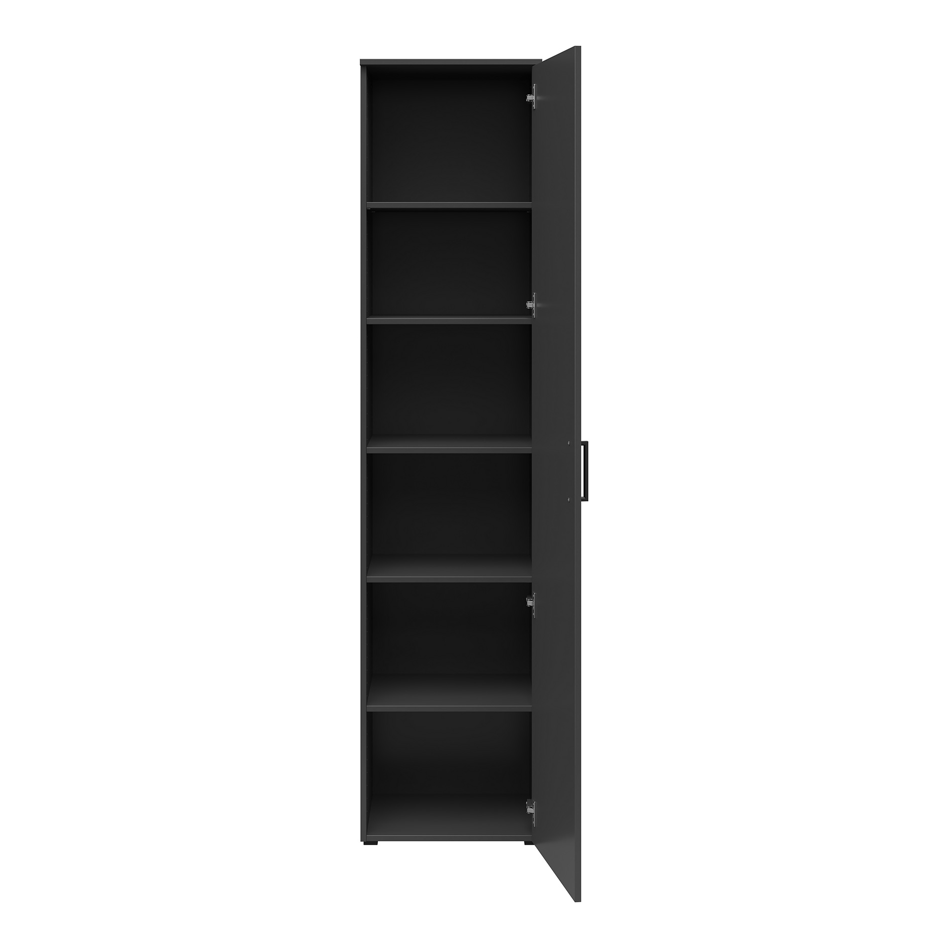 Drehtürenschrank - anthrazit - Breite 45 cm