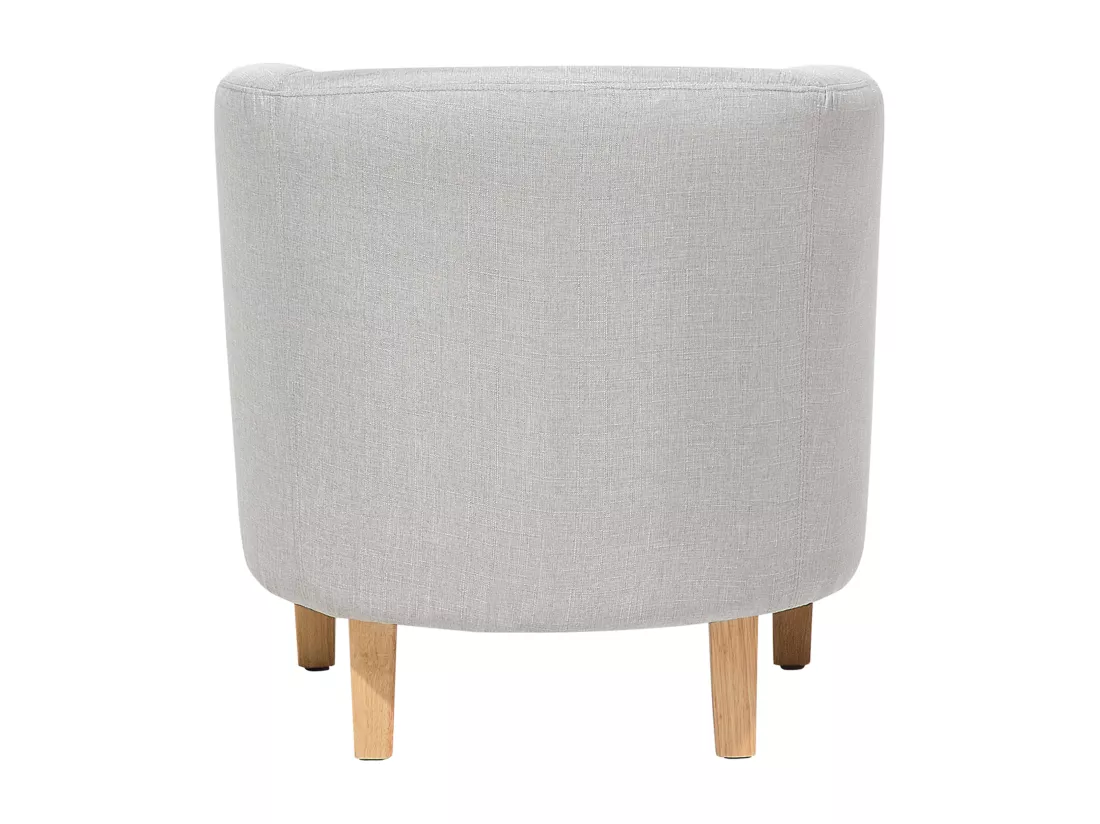 Fauteuil HOLDEN Tissu Gris clair