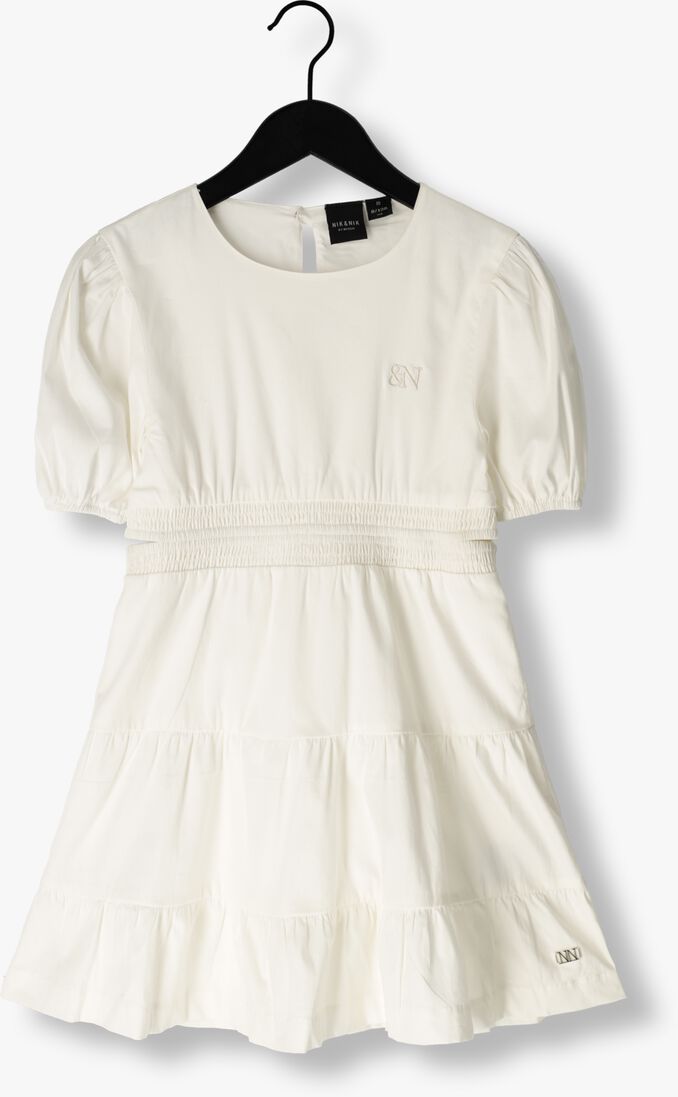 NIK & NIK witte nik & nik mini jurk kira dress