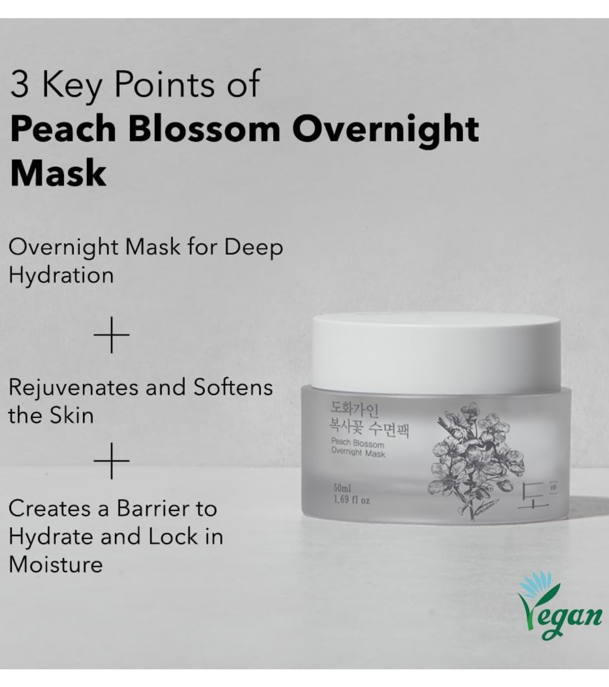 House of Dohwa - Máscara Facial Nutritiva Peach Blossom Overnight Mask