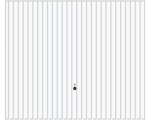 Hörmann Berry 902 draaipoort, 2250x1920 mm, wit