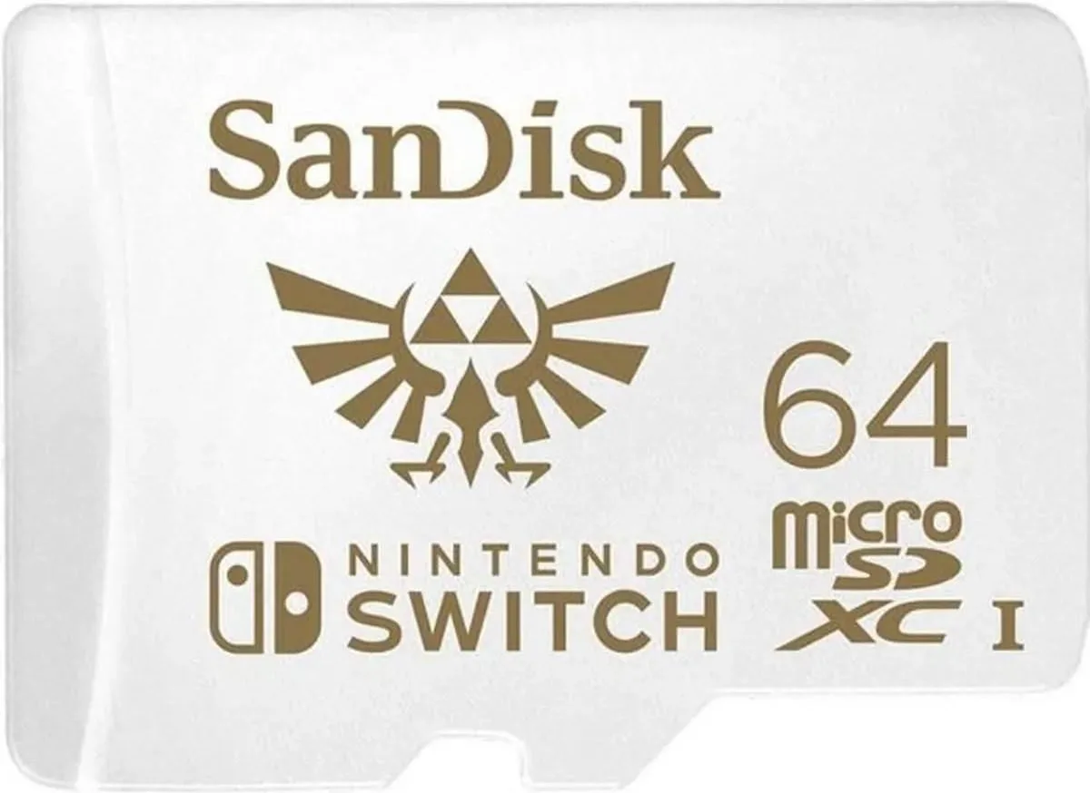 SDXC 64 GB pour Nintendo Switch Cartes mémoires