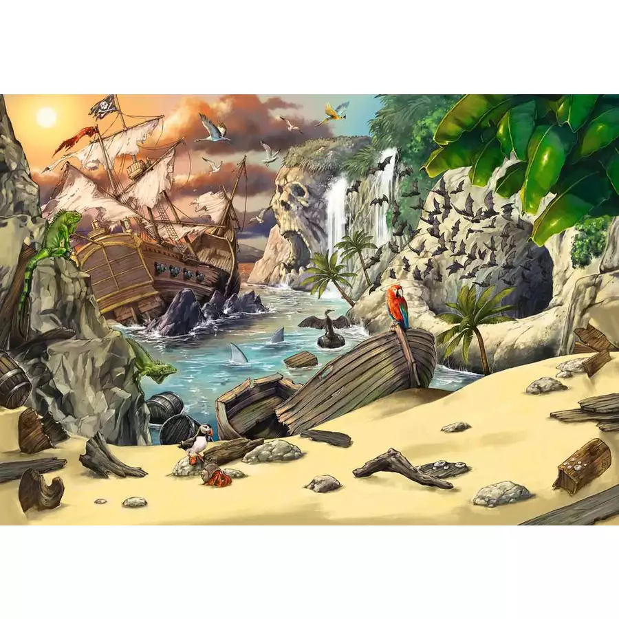 Ravensburger EXIT Puzzle Kids Das Piratenabenteuer bunt