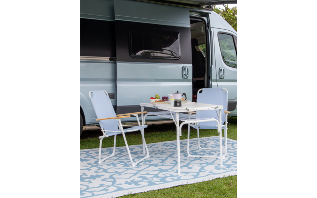 Bo-Camp Pastel Mosset M Campingstuhl mit Bambus Armlehnen