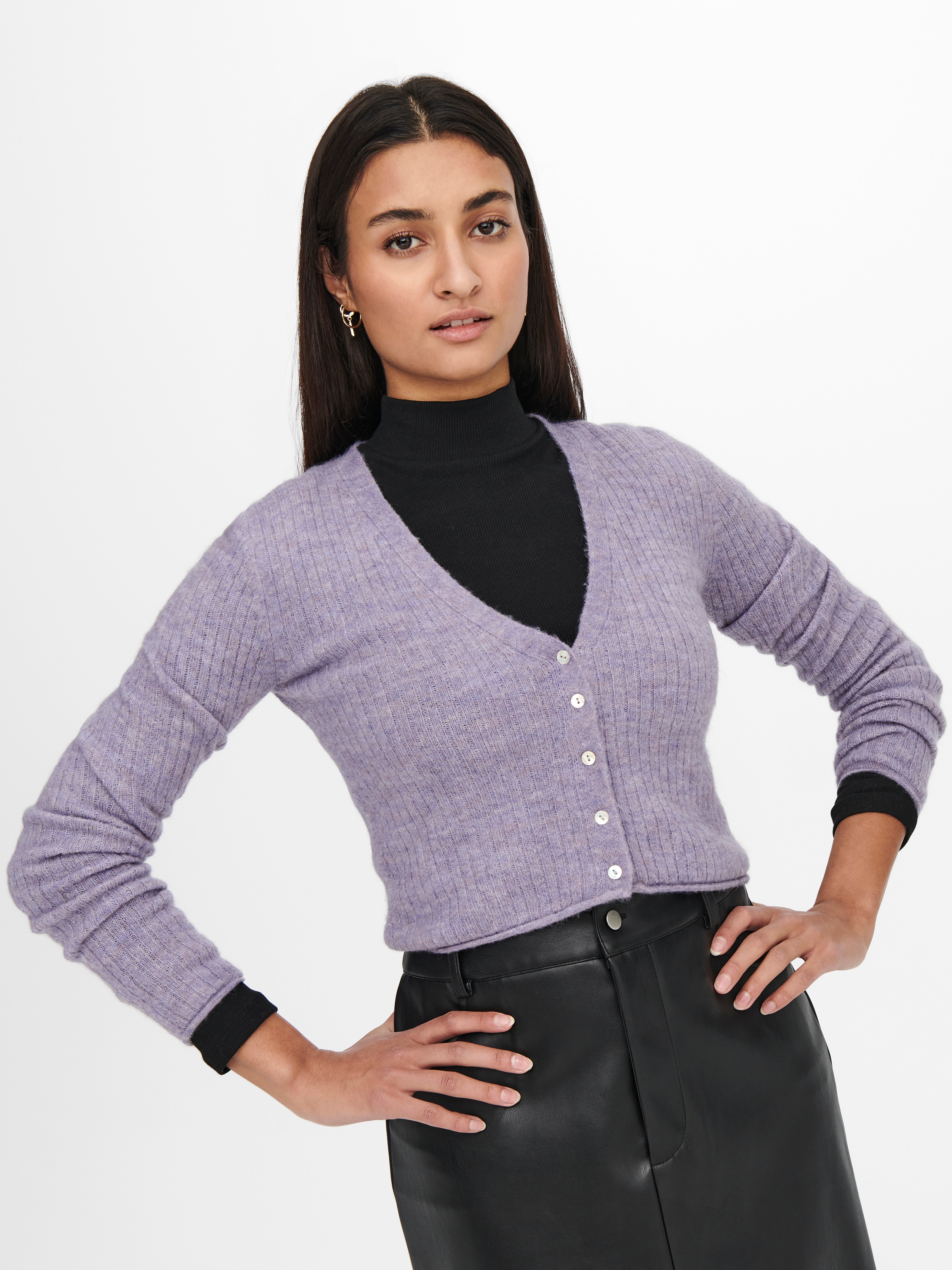 JDYSUNDAY Strickjacke Lavender Gray