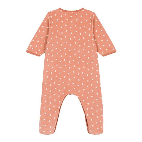 Pyjama bébé imprimé en velours   Sienna/marshmallow        de               Petit Bateau