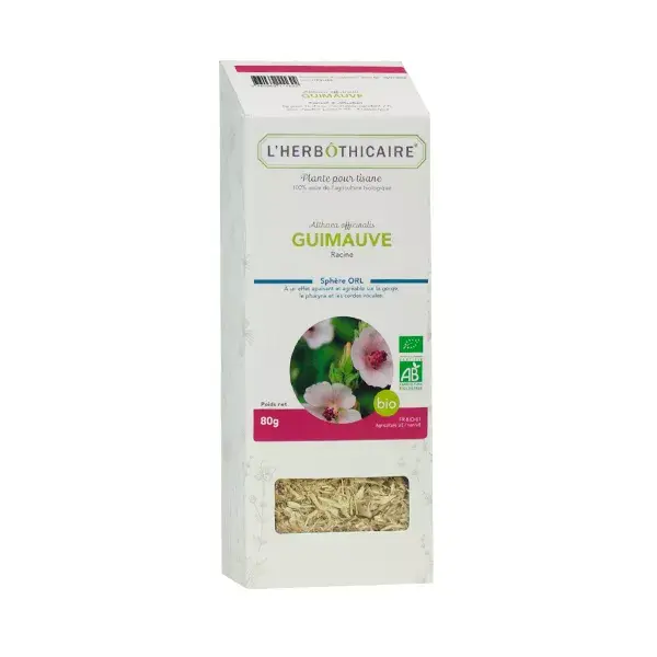 Chá de ervas orgânico de marshmallow L'Herbôthicaire 80g