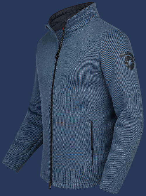 Tampa Men ScubaDotSweat, Denimmelange/Black