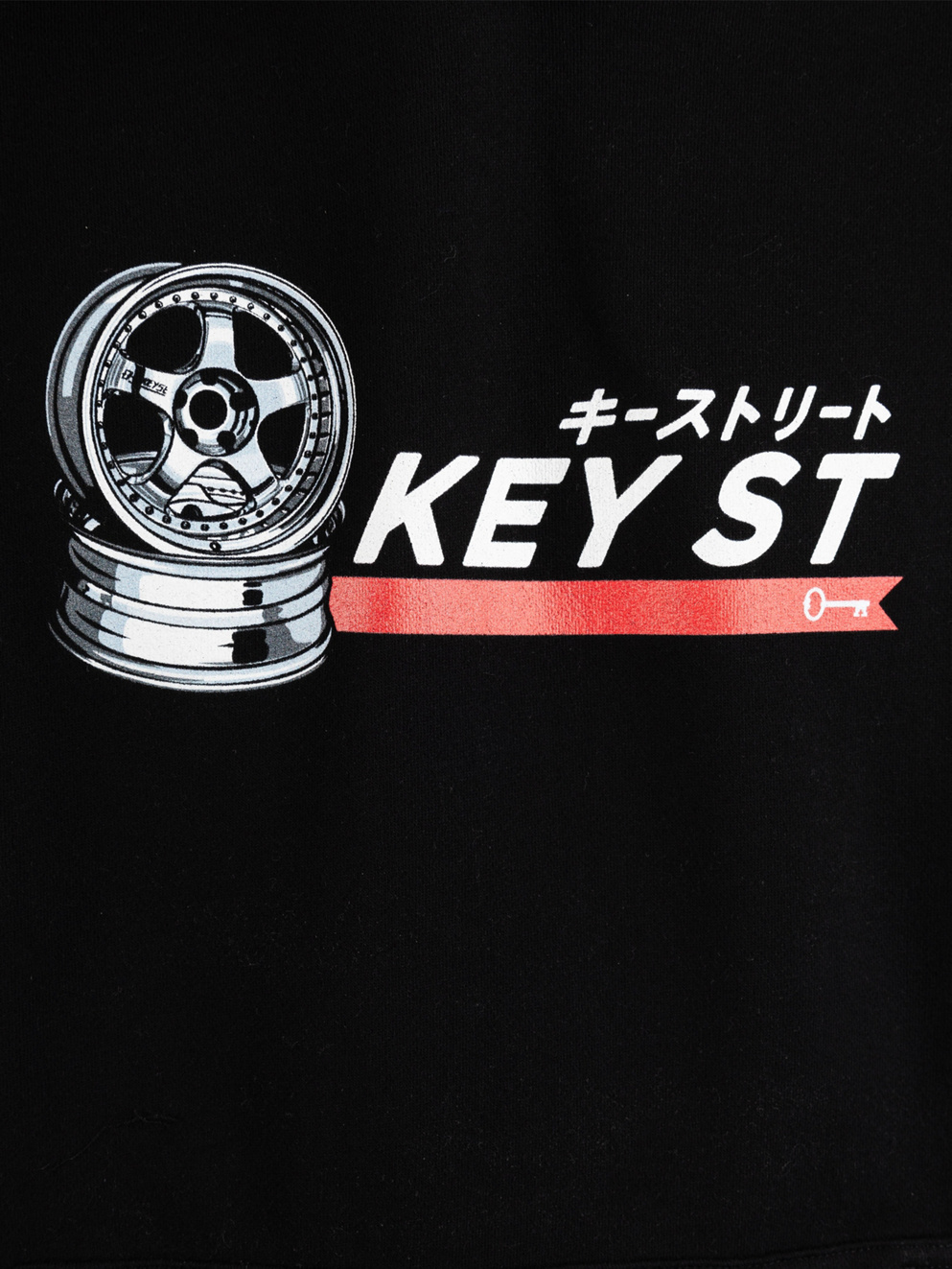 Key Street Wheels Hoodie black