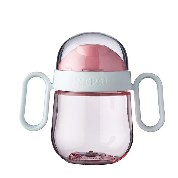Coffret repas bébé 3 pièces rose Mepal