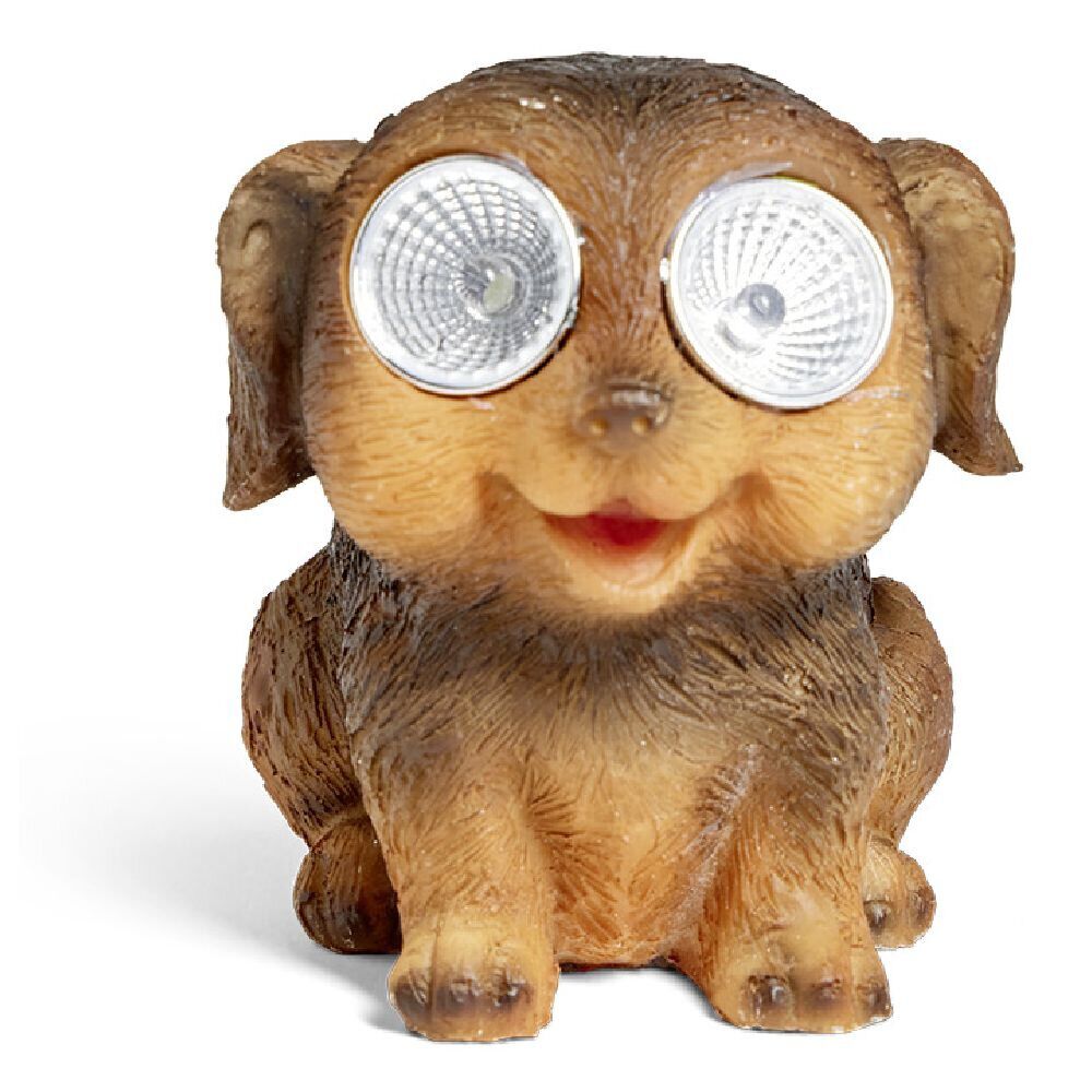 Figurine animal solaire LED blanc froid H8cm
