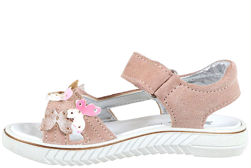 IMAC SANDAL I ROSA RUSKIND MED SOMMERFUGLE