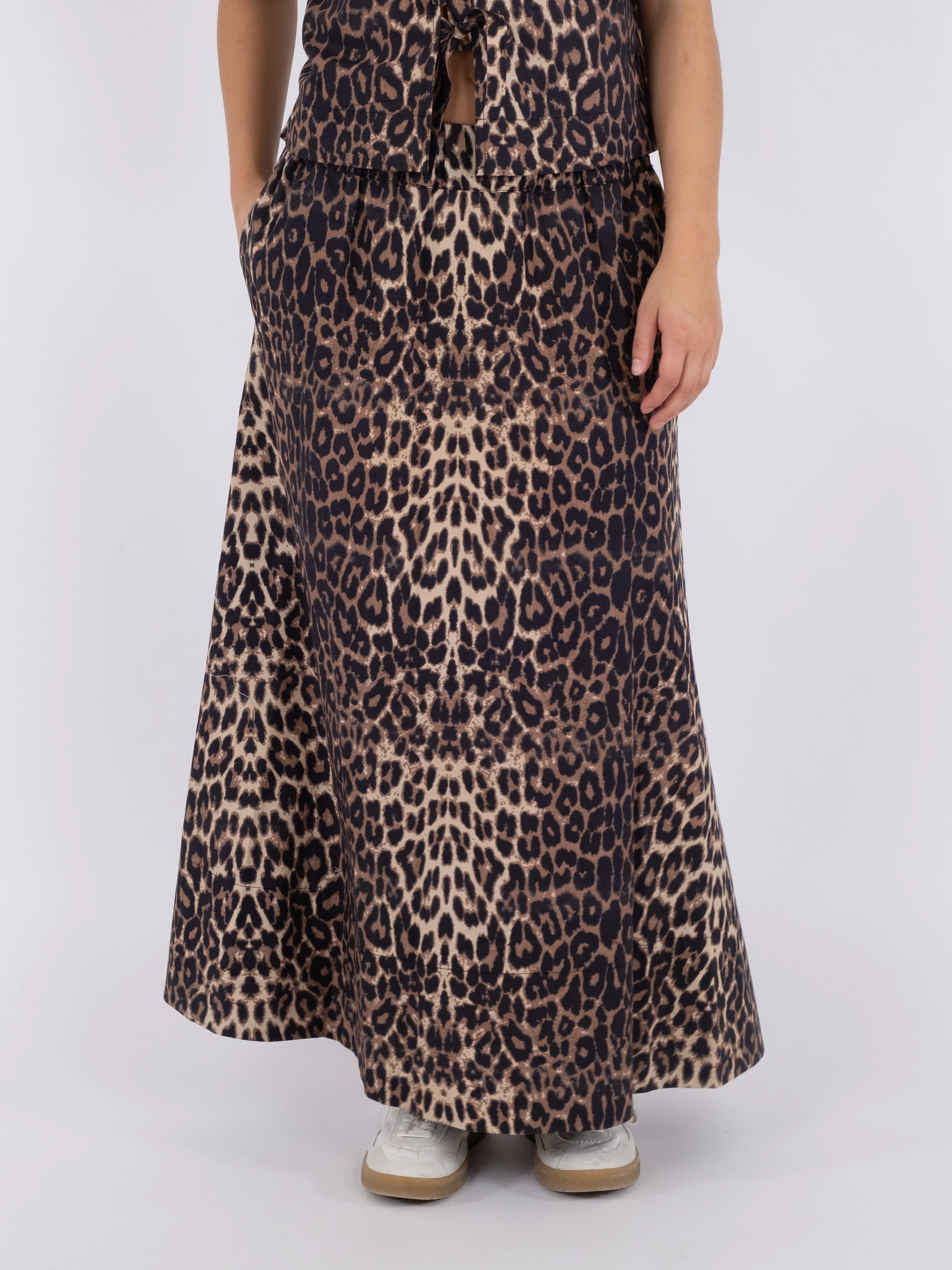 Neo Noir  Yara Leo Long nederdel - Leopard