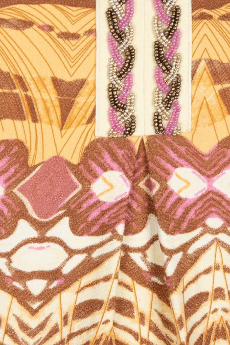 EsQualo multi color dames jurk