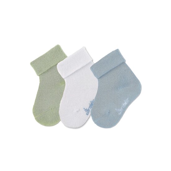 Lot 3 Paires de chaussettes   Bleu/Vert/Blanc        de               Sterntaler