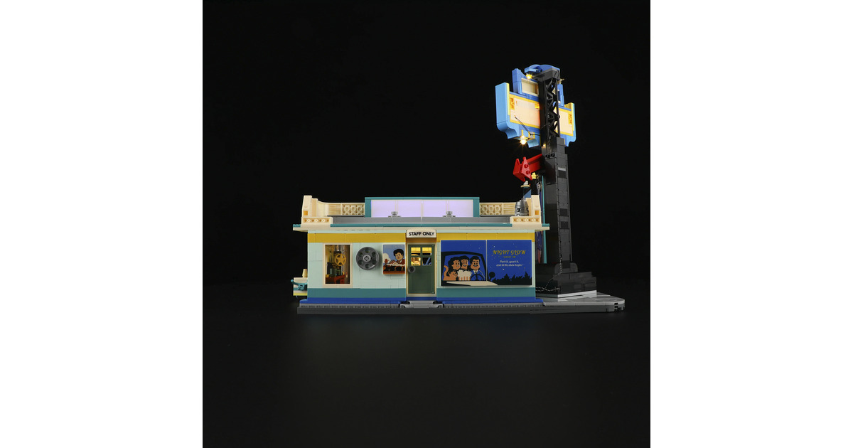 LumibricksRoad Trip - Night Glow Drive-in Constructiespeelgoed  (L9081)