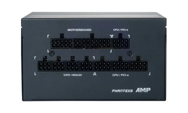 PHANTEKS AMP GH 850W 80 PLUS Gold-strømforsyning, PCIe 5.1, ATX 3.1 - 850 Watt, sort