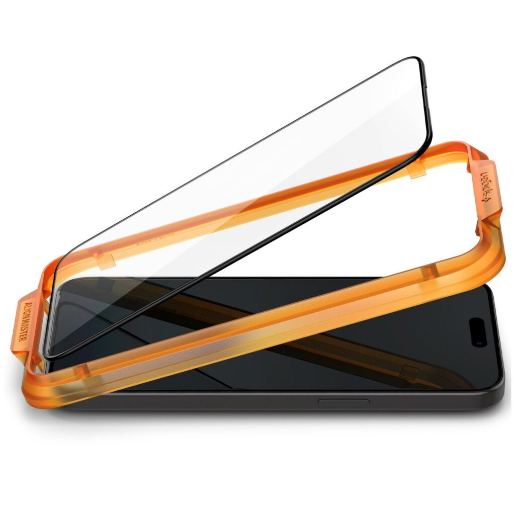 (2er Set) iPhone 15 Pro AlignMaster Glas Tr Panzer Glas Case Friendly   Montagerahmen (AGL06895)