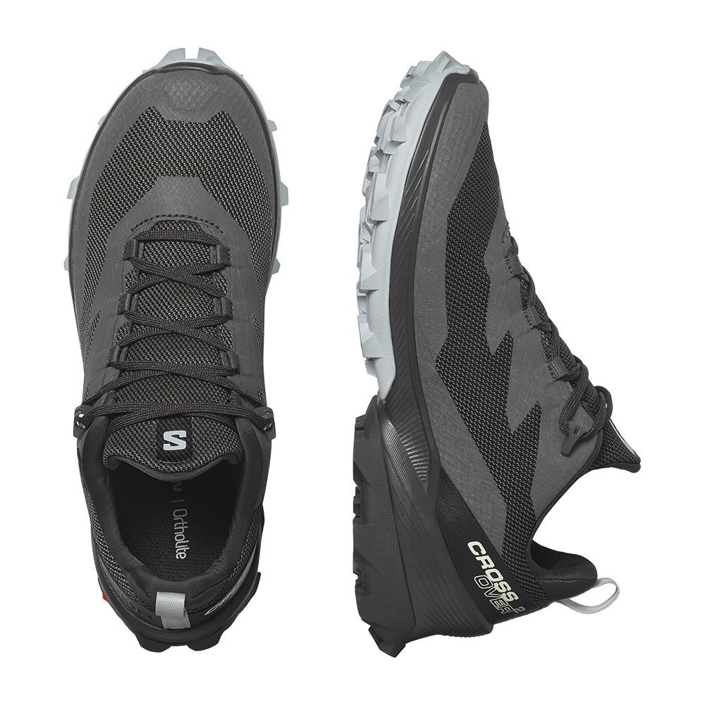 Salomon CROSS OVER 2 GTX - Chaussures randonné Femme magnet/phantom/pearl blue