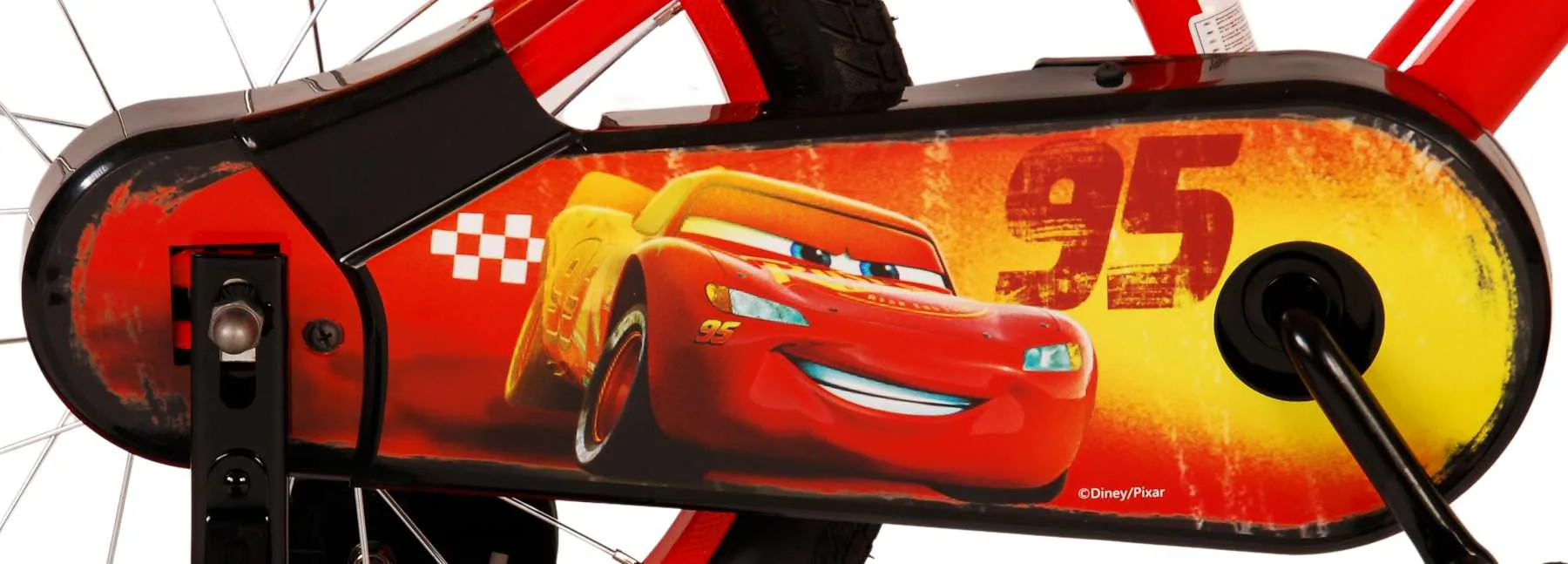 Kinderfahrrad Disney Cars Fahrrad für Jungen 16 Zoll Kinderrad in Rot