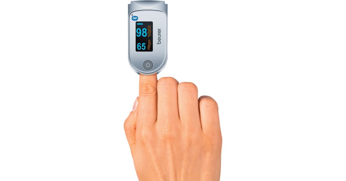 BeurerPulse-oximeter PO 60 pulsoximeter  (Zilver)
