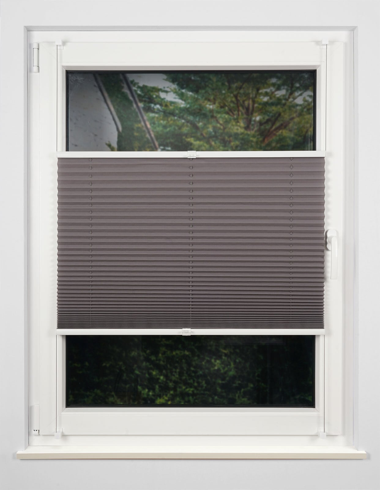 my deco Plissee 80 x 130 cm grau