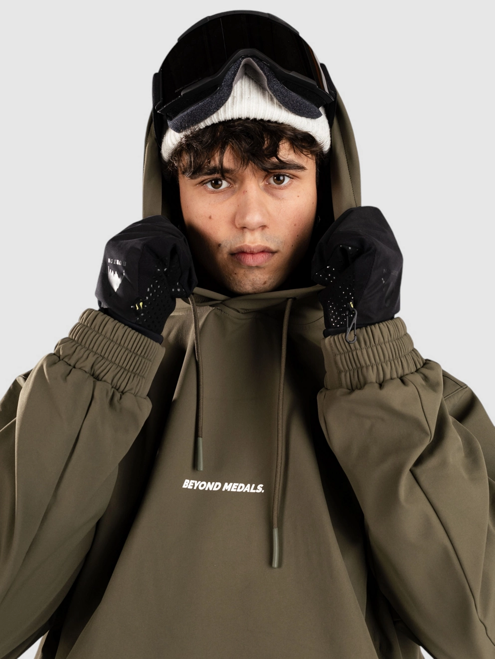 Beyond Medals Softshell Shred Hoodie green