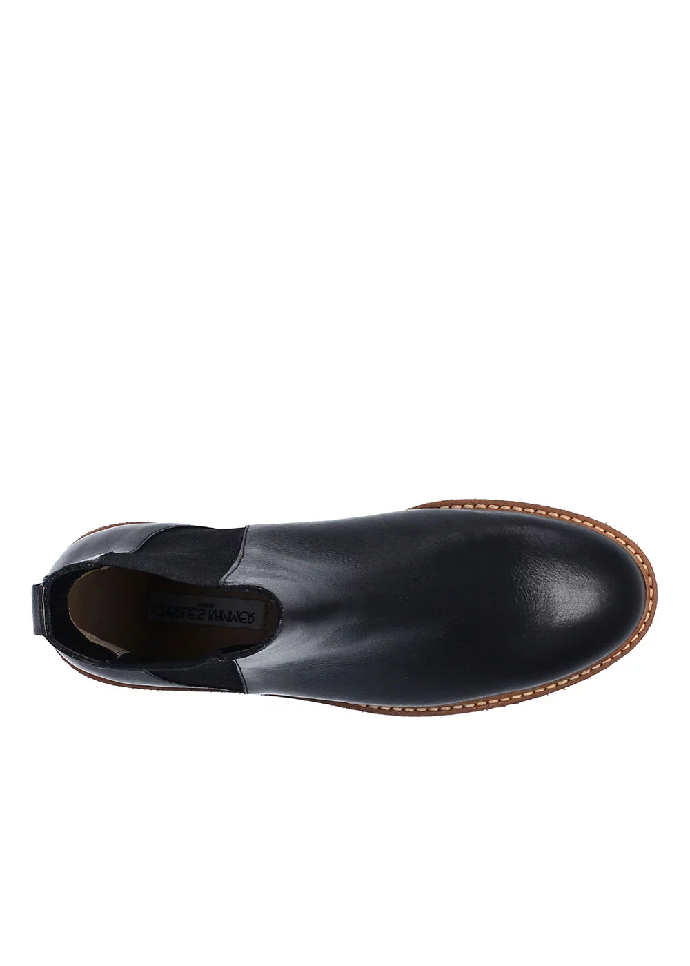 BOOTS CHELSEA PIAT CUIR NOIR
