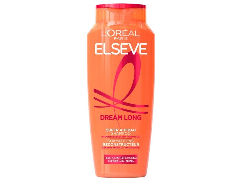 L'Oréal Elsève Shampoo Dream Length Super Aufbau 250 ml Haarshampoo repariert und stärkt langes Haar bis in die Spitzen