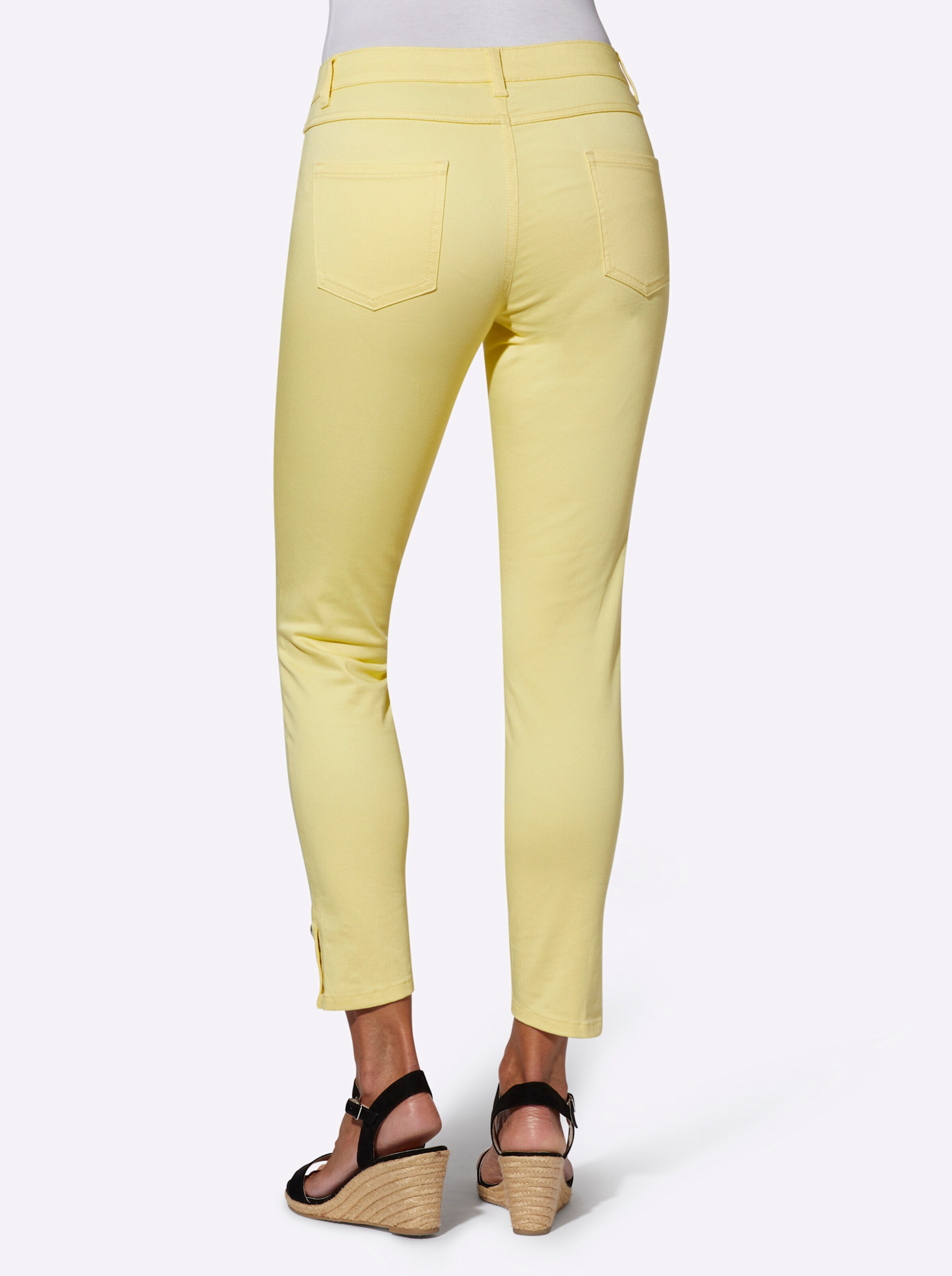 Jeans in zitrone