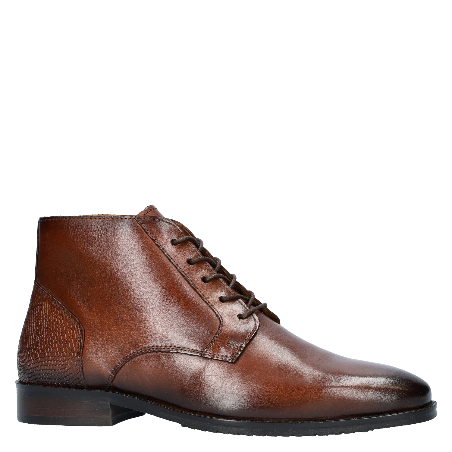 heren nette schoenen Nelson Cognac