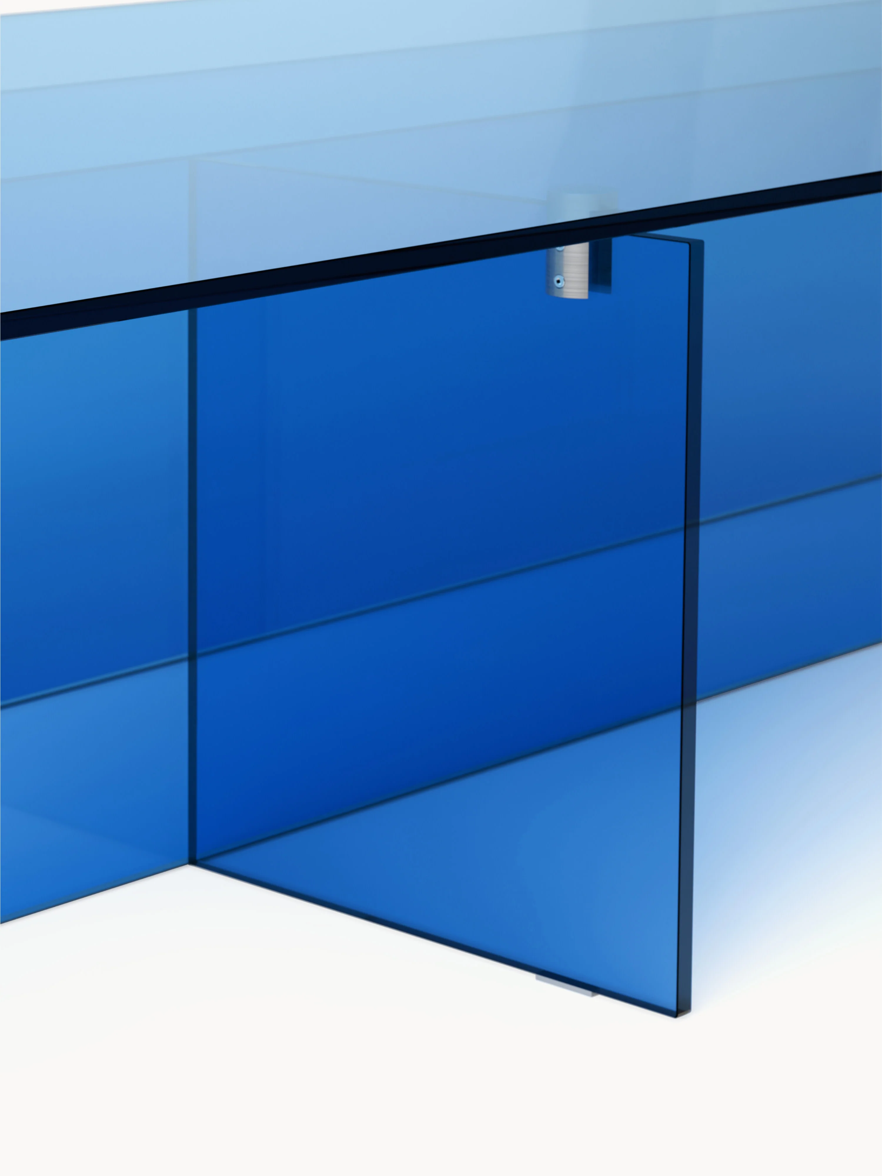 Grote glazen salontafel Anouk, B 160 cm