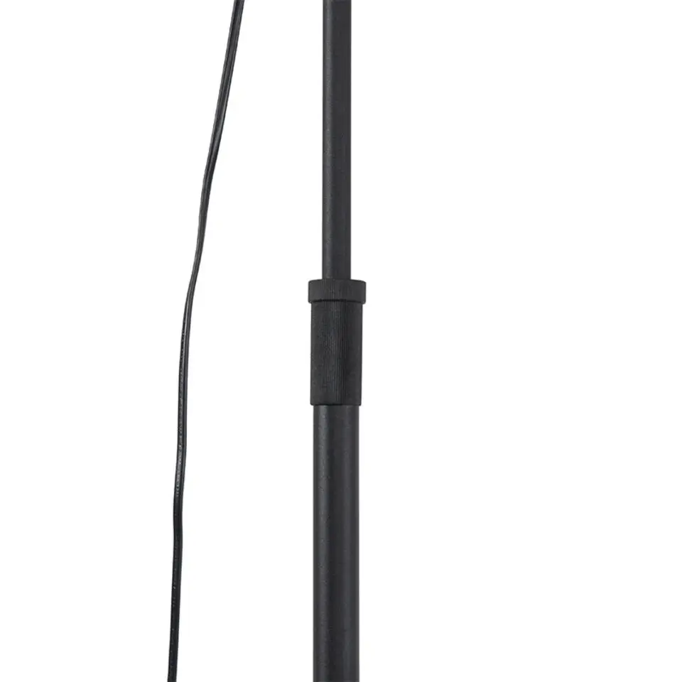 Qazqa vloerlampen magnax zwart e27