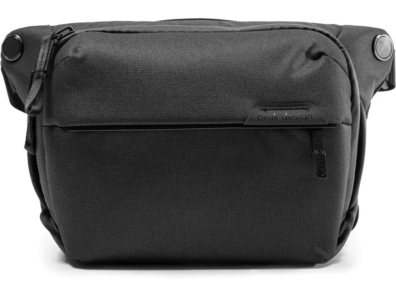 Peak Design Kameratasche Everyday Sling 6L v3 Schwarz Kleine, leichte Tasche für die tägliche und fotografische Ausrüstung
