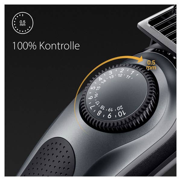 Braun Barttrimmer BT7441, Trimmer mit Barber Tools und 100 Min. Laufzeit