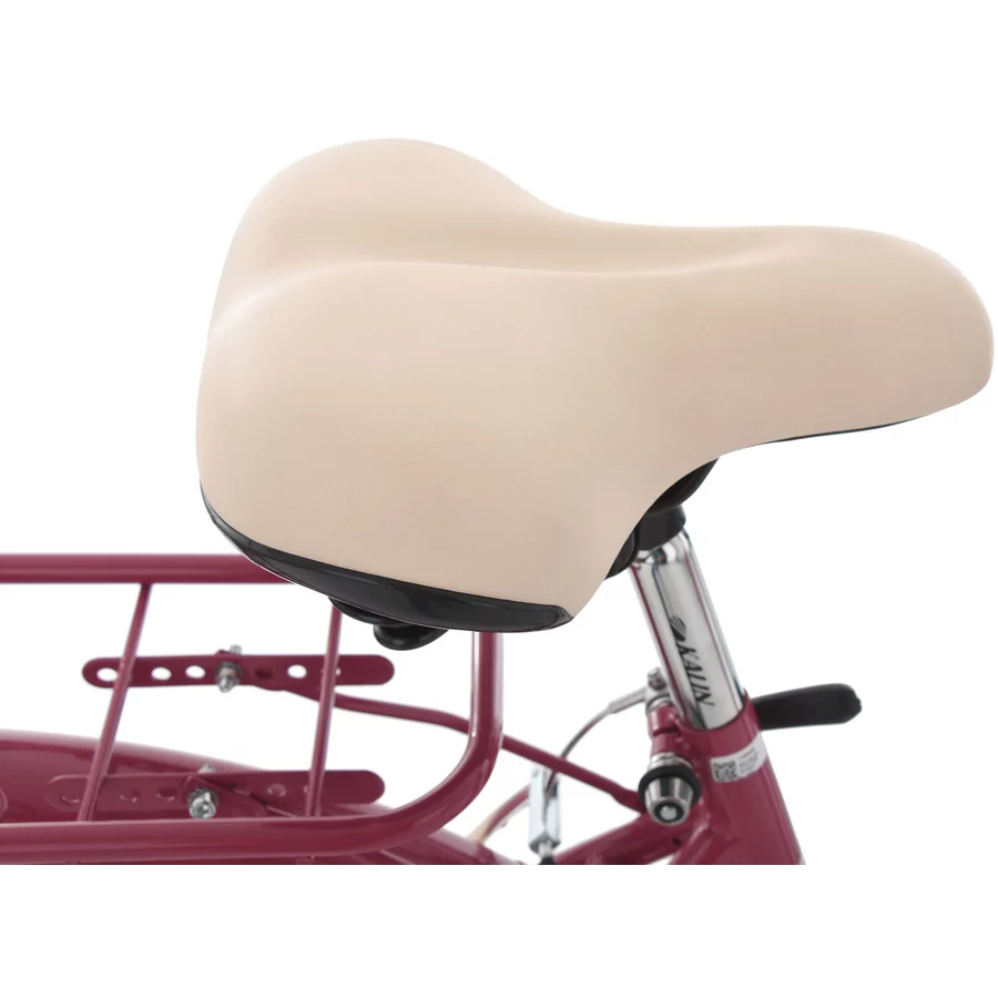 KS Cycling Damenfahrrad Cityrad 6-Gänge Balloon 28 Zoll Rot