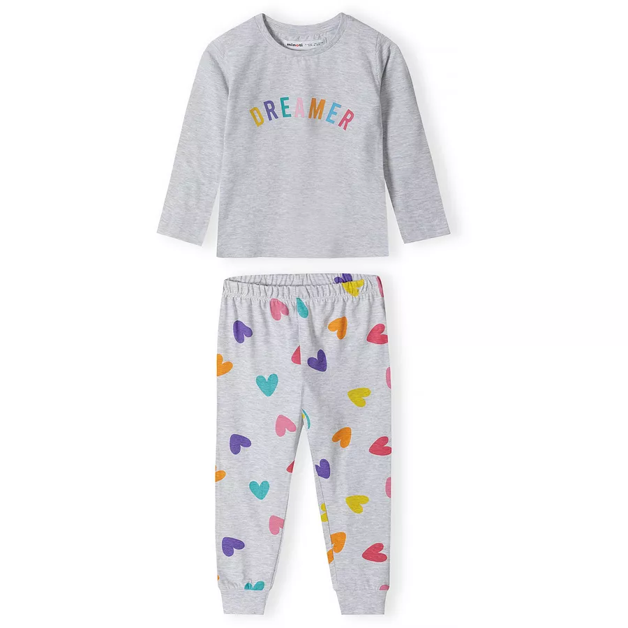 MINOTI Pyjama Hellgrau