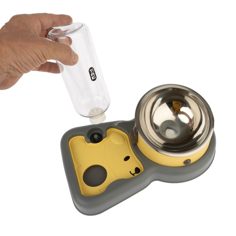 Distributeur d'eau et de nourriture 2-en-1 TIAKI