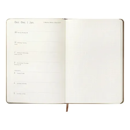 Idena Agenda Big 2025 - Nature Blossom, 13 x 21 cm, FSC®-Mix