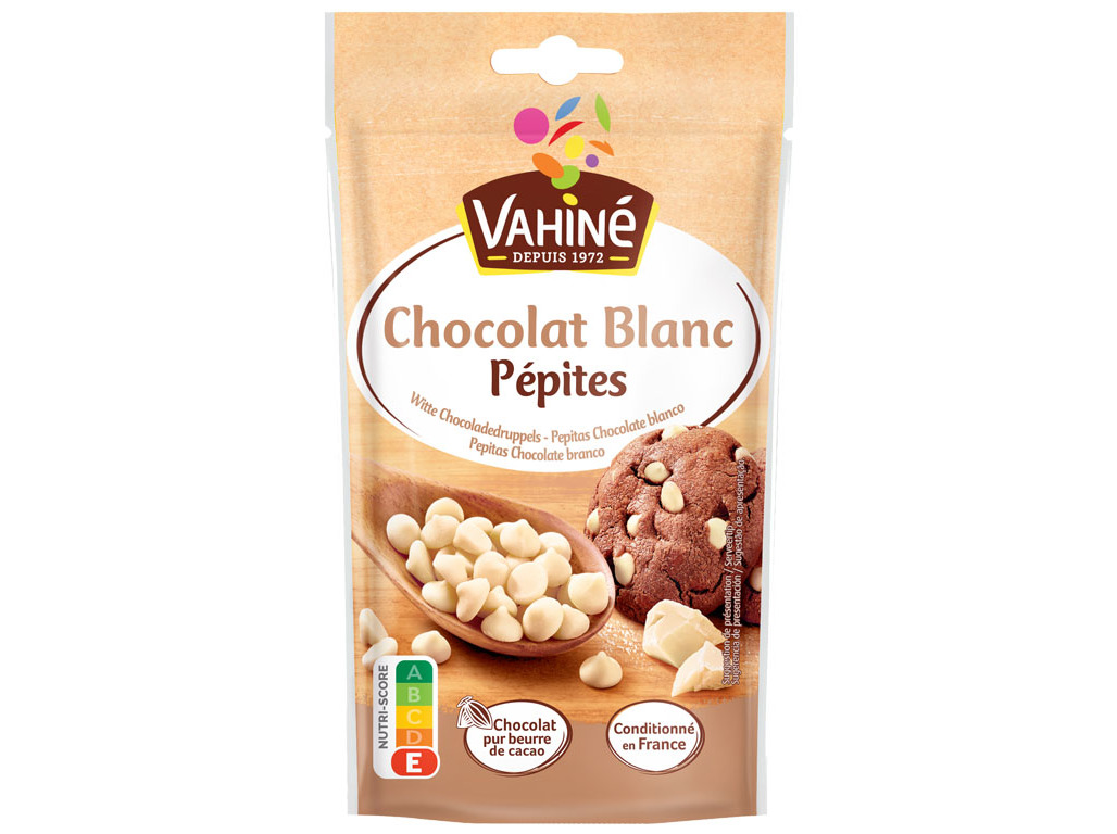 PEPITAS VAHINÉ CHOCOLATE BRANCO 100G