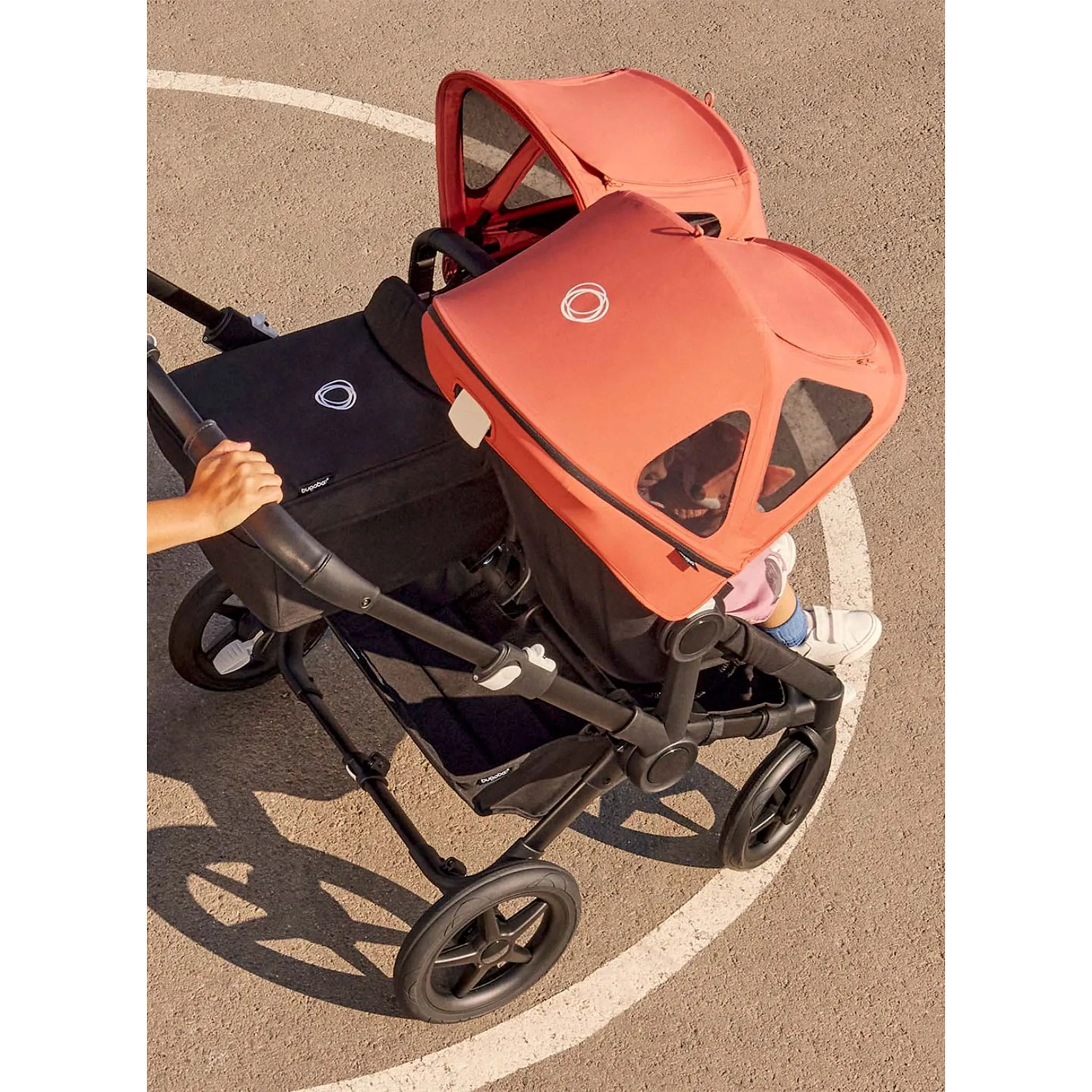 Bugaboo Toit Aéré Breezy Sun pour Donkey - Sunrise Rouge