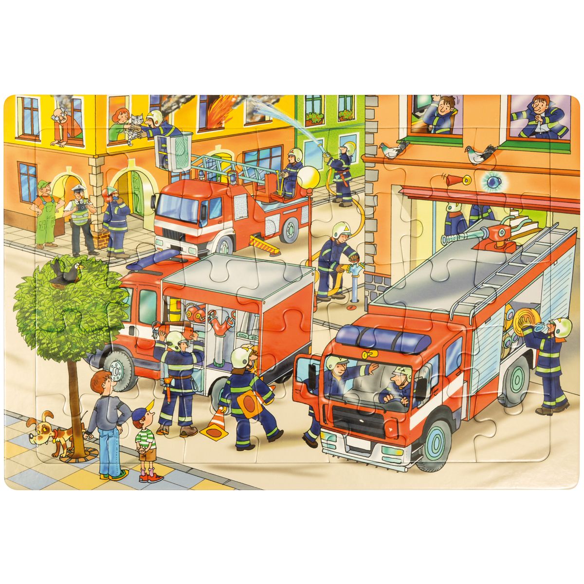 EDUPLAY Puzzle Feuerwehr