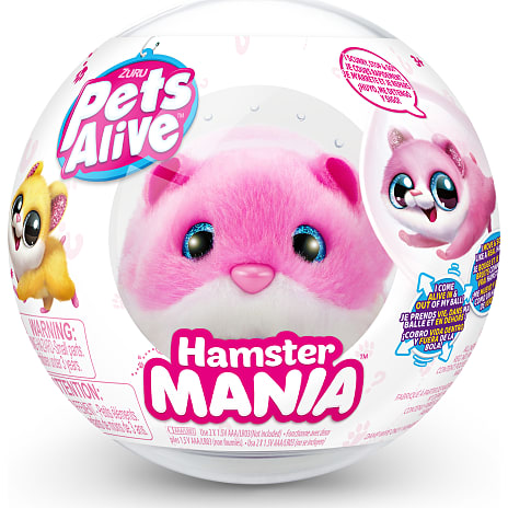 Pets Alive Hamstermania hamsterkæledyr - assorteret