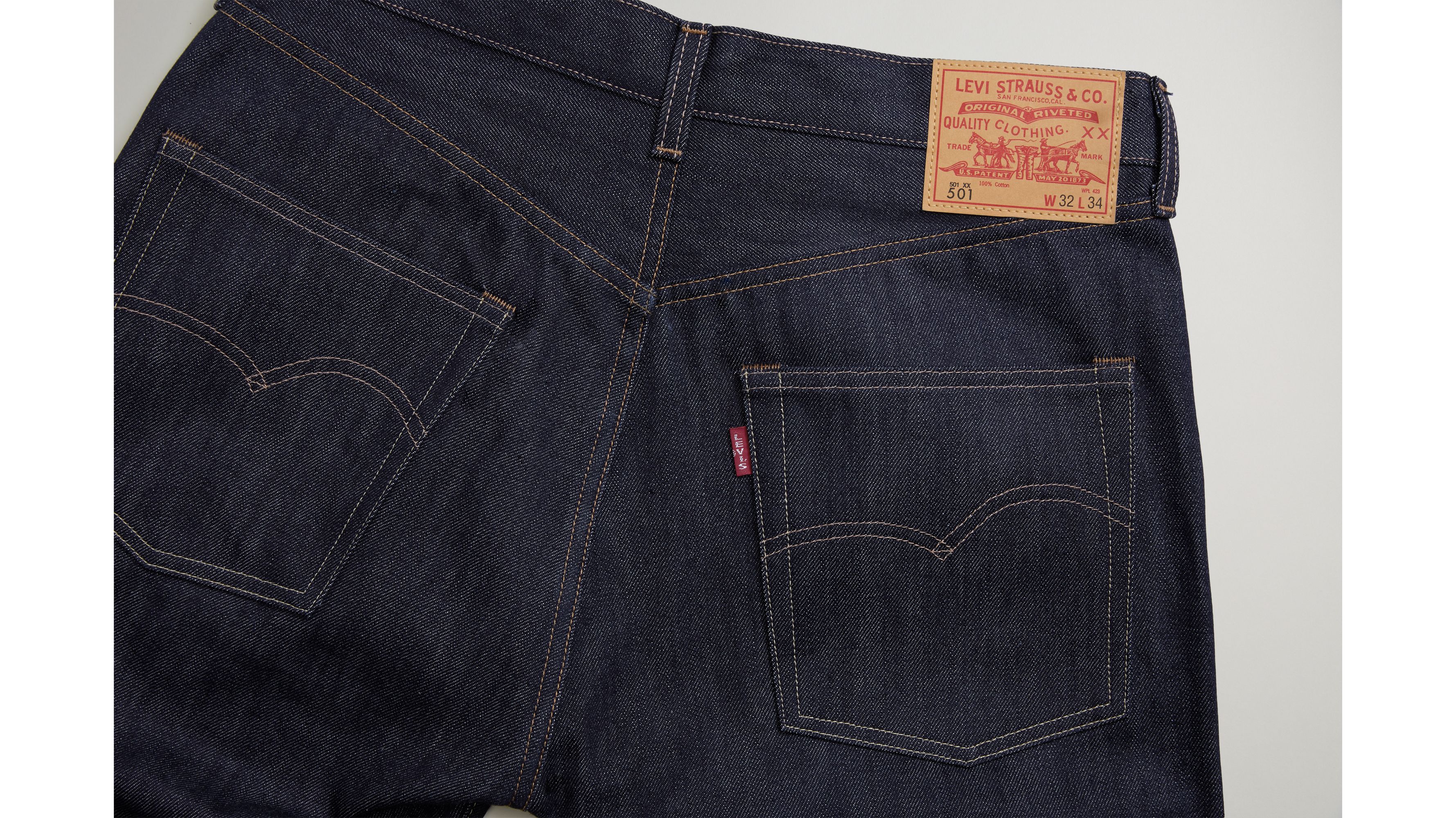 Jean 501® 1966 Levi's® Vintage Clothing - Dark Indigo Organic 1966 - Bleu