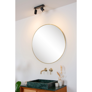 Lucide badkamer duospot Lennert IP44 zwart