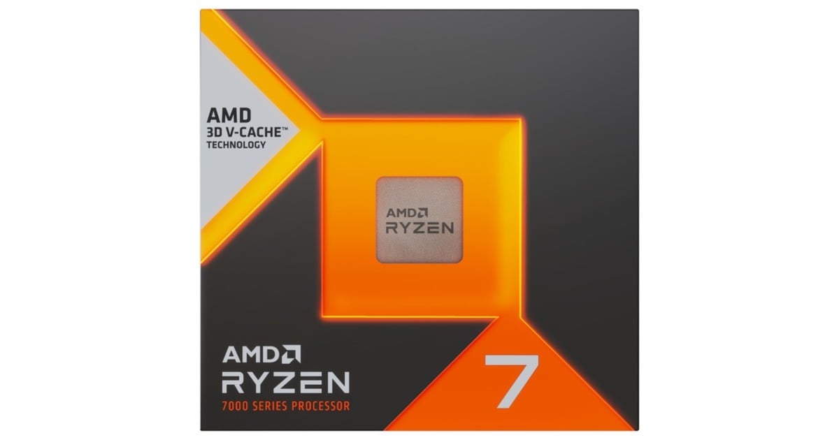 AMDRyzen 7 7800X3D, 4,2 GHz (5,0 GHz Turbo Boost) socket AM5 processor  (Unlocked, Boxed)
