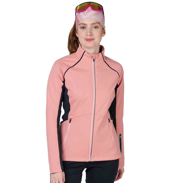 Veste ski de fond ROSSIGNOL W SOFTSHELL JKT COOPER PINK