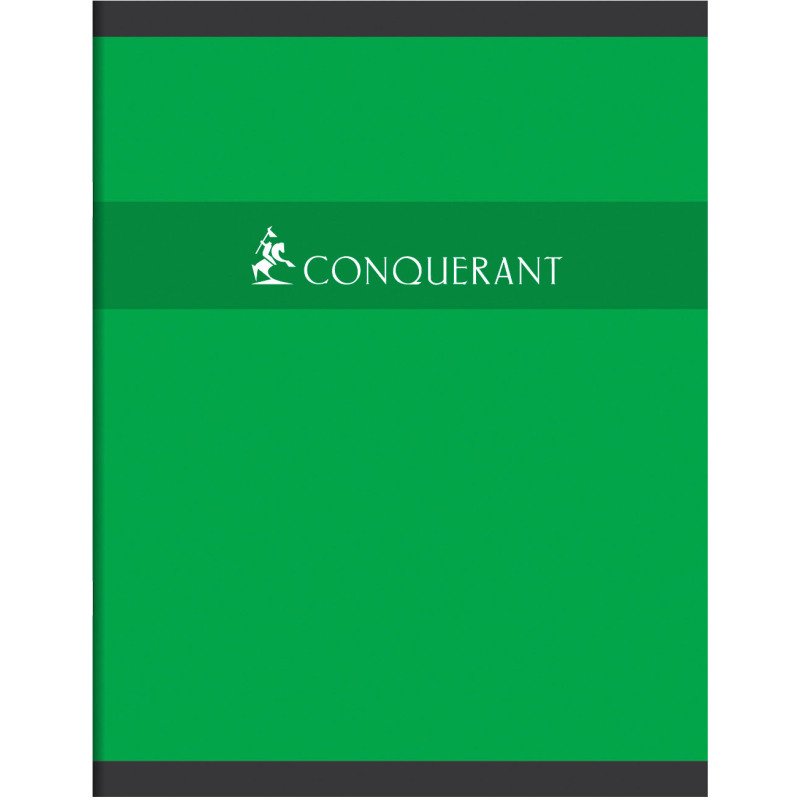 Cahier piqué Conquérant Sept 17 x 22 cm grands carreaux 96 pages