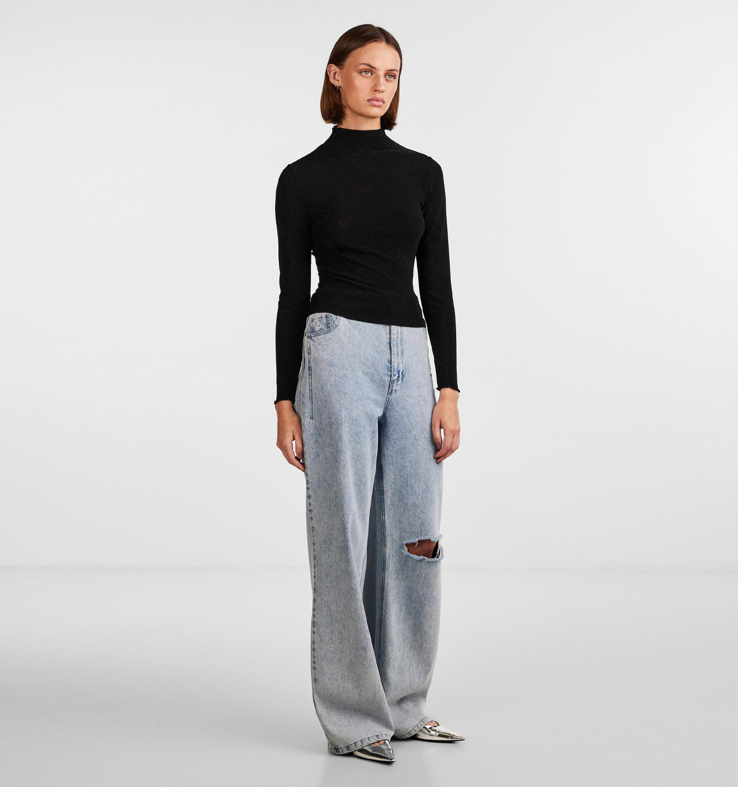 Longsleeves zwart